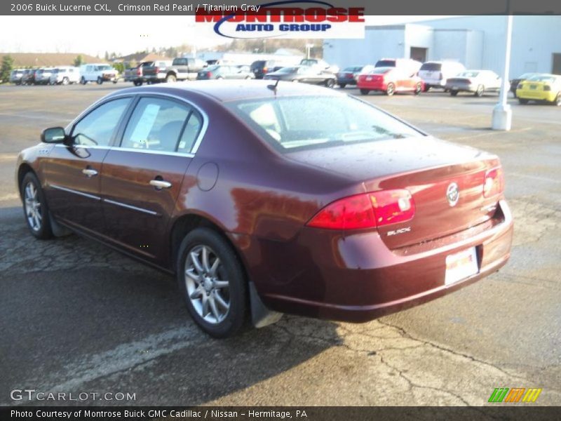 Crimson Red Pearl / Titanium Gray 2006 Buick Lucerne CXL