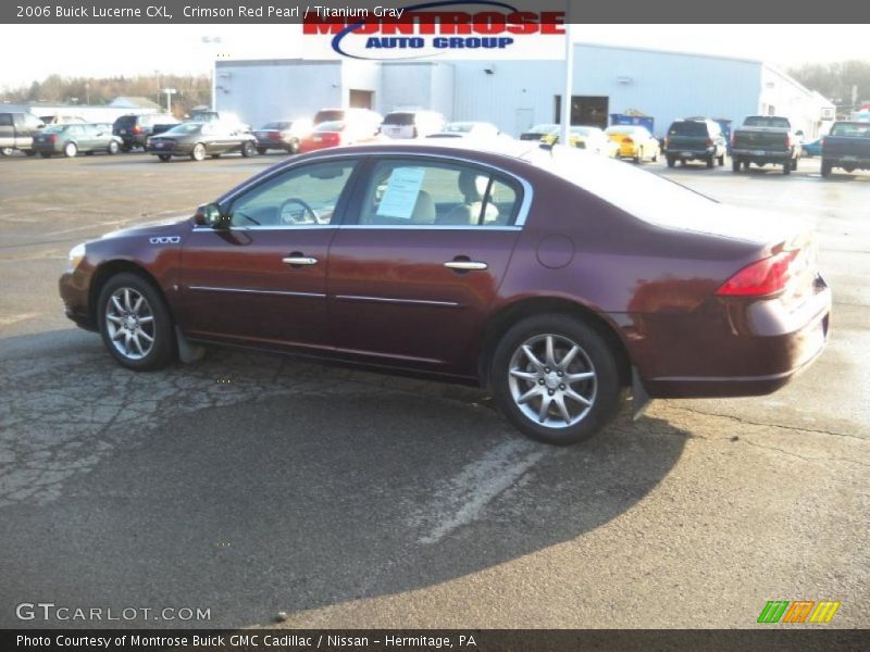Crimson Red Pearl / Titanium Gray 2006 Buick Lucerne CXL