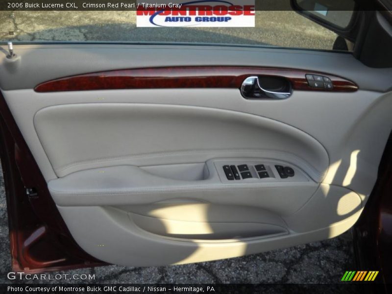 Crimson Red Pearl / Titanium Gray 2006 Buick Lucerne CXL