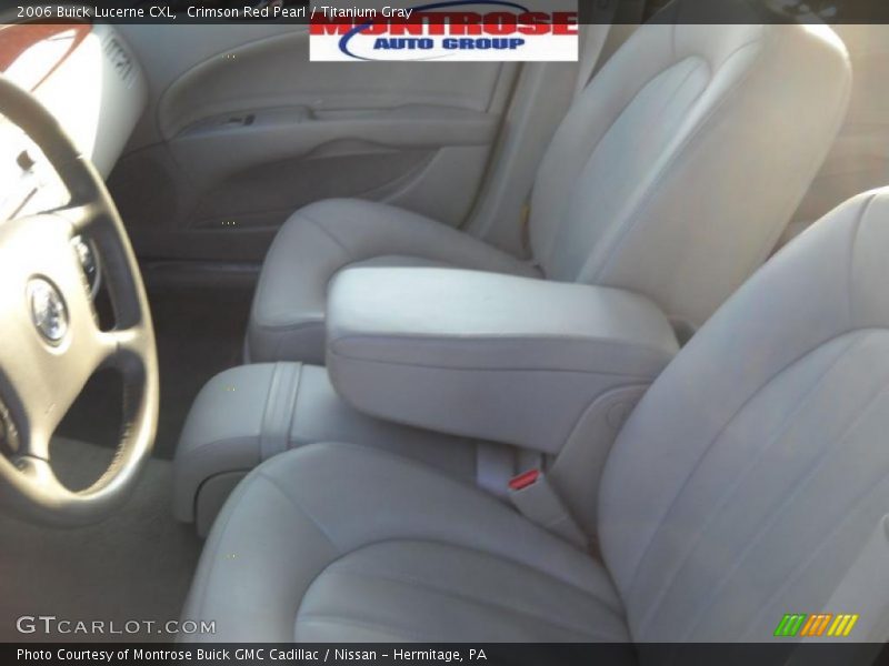 Crimson Red Pearl / Titanium Gray 2006 Buick Lucerne CXL