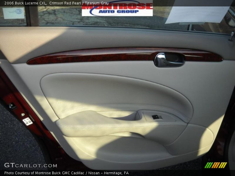 Crimson Red Pearl / Titanium Gray 2006 Buick Lucerne CXL