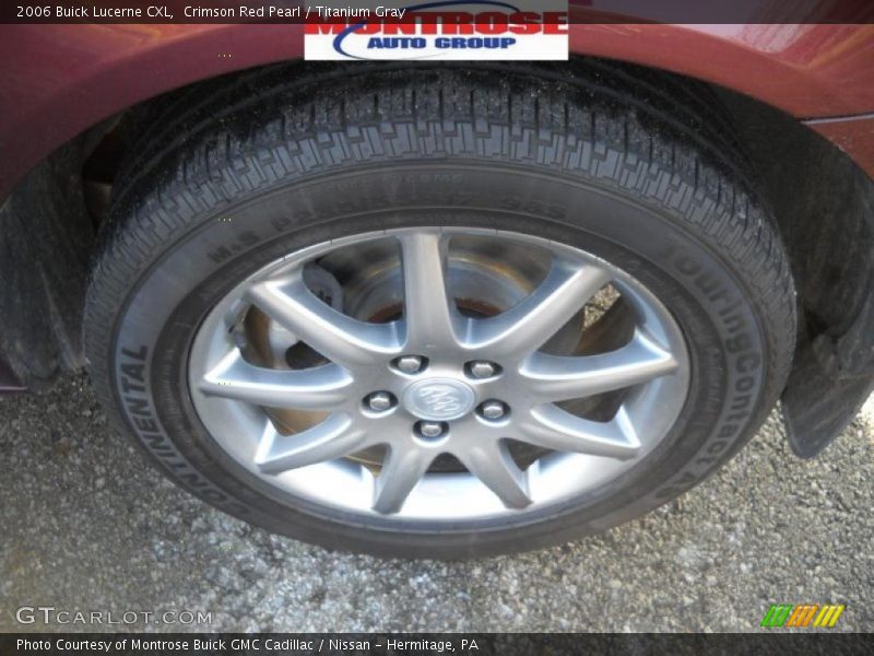 Crimson Red Pearl / Titanium Gray 2006 Buick Lucerne CXL