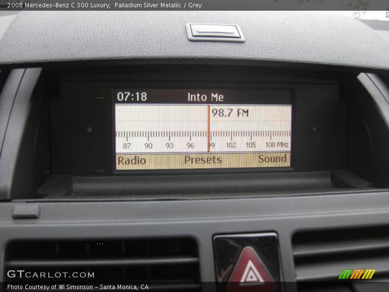 Palladium Silver Metallic / Grey 2008 Mercedes-Benz C 300 Luxury
