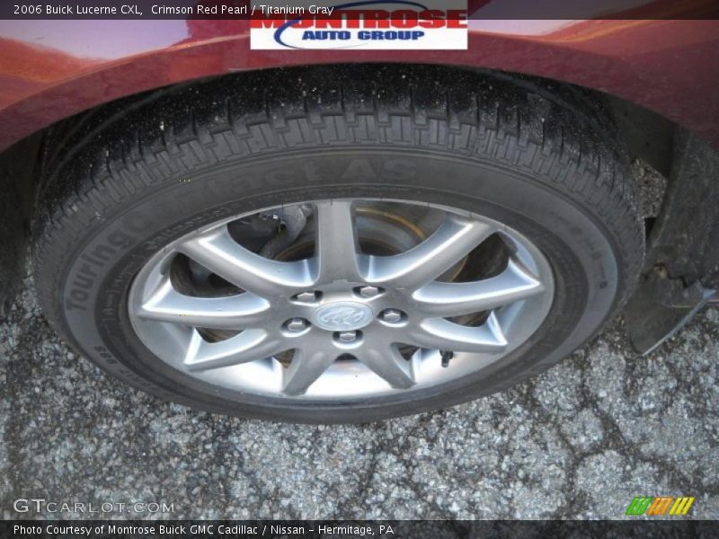 Crimson Red Pearl / Titanium Gray 2006 Buick Lucerne CXL