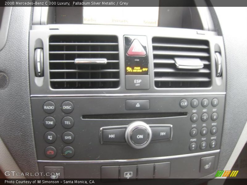 Palladium Silver Metallic / Grey 2008 Mercedes-Benz C 300 Luxury