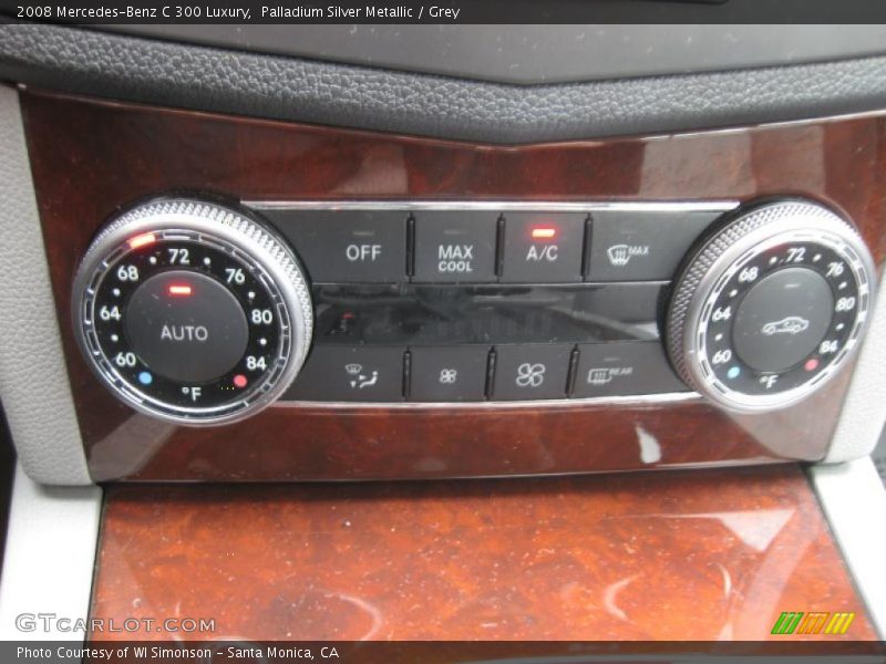 Palladium Silver Metallic / Grey 2008 Mercedes-Benz C 300 Luxury
