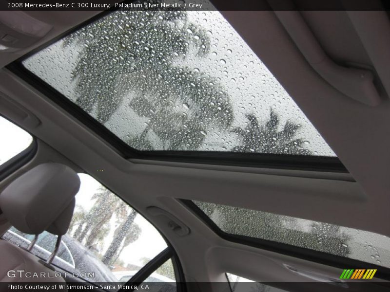 Palladium Silver Metallic / Grey 2008 Mercedes-Benz C 300 Luxury