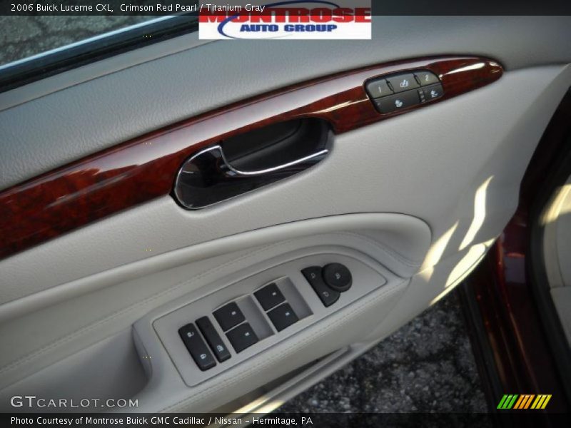 Crimson Red Pearl / Titanium Gray 2006 Buick Lucerne CXL