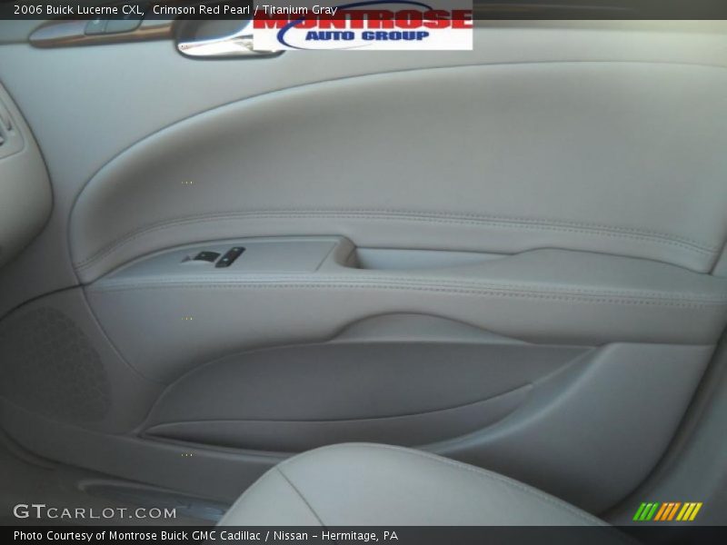 Crimson Red Pearl / Titanium Gray 2006 Buick Lucerne CXL