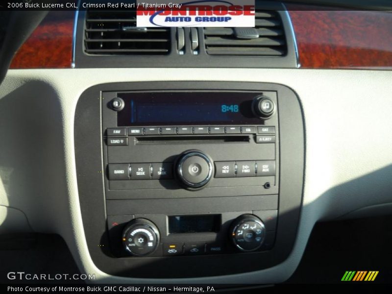 Crimson Red Pearl / Titanium Gray 2006 Buick Lucerne CXL
