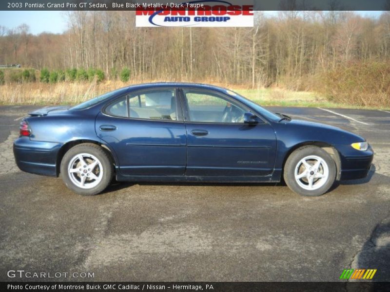 Blue Black Metallic / Dark Taupe 2003 Pontiac Grand Prix GT Sedan
