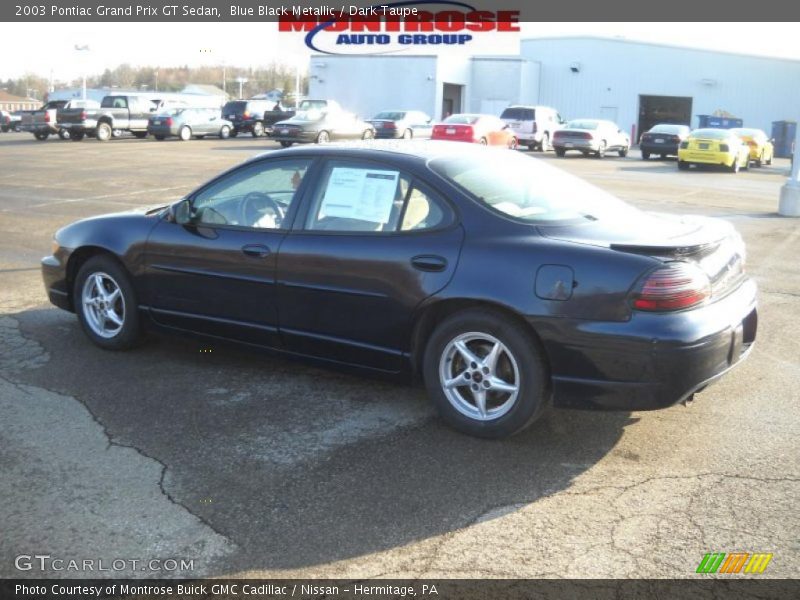 Blue Black Metallic / Dark Taupe 2003 Pontiac Grand Prix GT Sedan