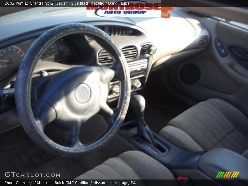 Blue Black Metallic / Dark Taupe 2003 Pontiac Grand Prix GT Sedan