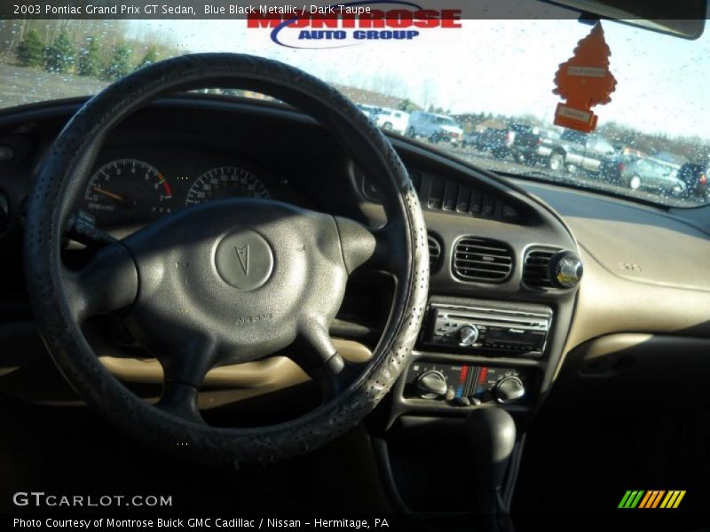 Blue Black Metallic / Dark Taupe 2003 Pontiac Grand Prix GT Sedan