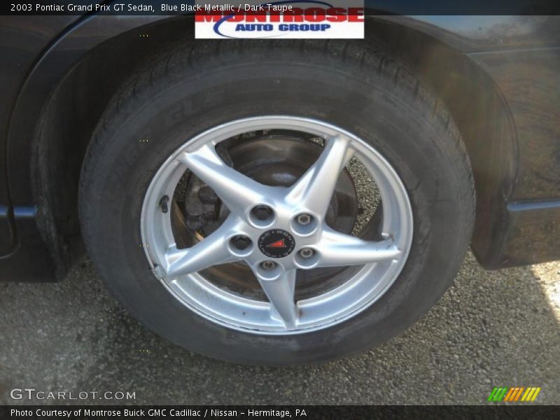 Blue Black Metallic / Dark Taupe 2003 Pontiac Grand Prix GT Sedan