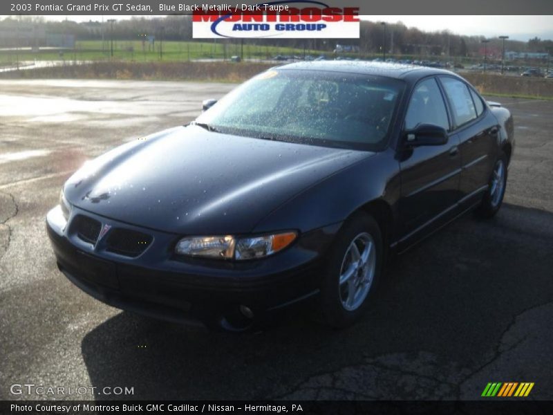 Blue Black Metallic / Dark Taupe 2003 Pontiac Grand Prix GT Sedan