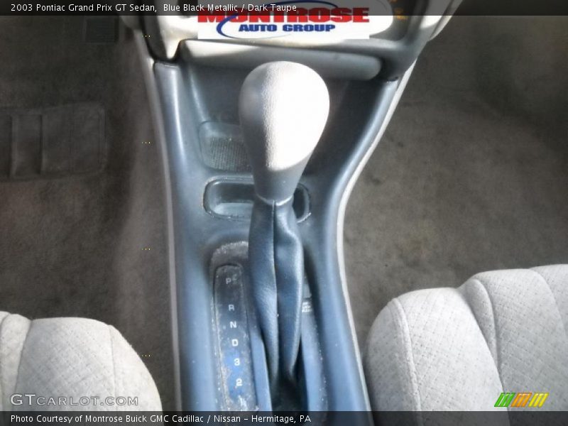 Blue Black Metallic / Dark Taupe 2003 Pontiac Grand Prix GT Sedan