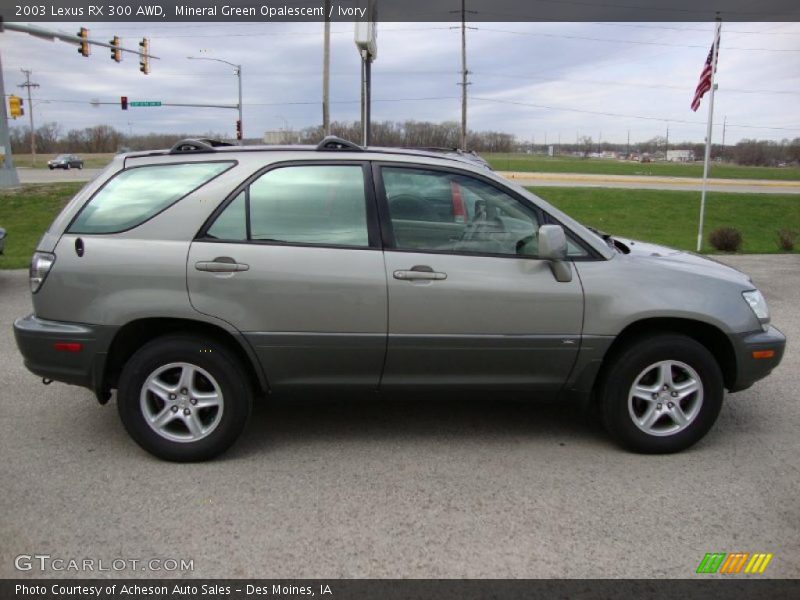 Mineral Green Opalescent / Ivory 2003 Lexus RX 300 AWD