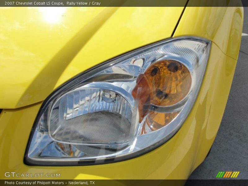 Rally Yellow / Gray 2007 Chevrolet Cobalt LS Coupe