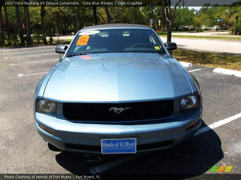 Vista Blue Metallic / Light Graphite 2007 Ford Mustang V6 Deluxe Convertible