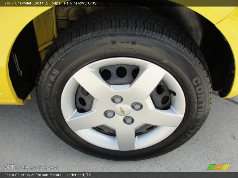 Rally Yellow / Gray 2007 Chevrolet Cobalt LS Coupe