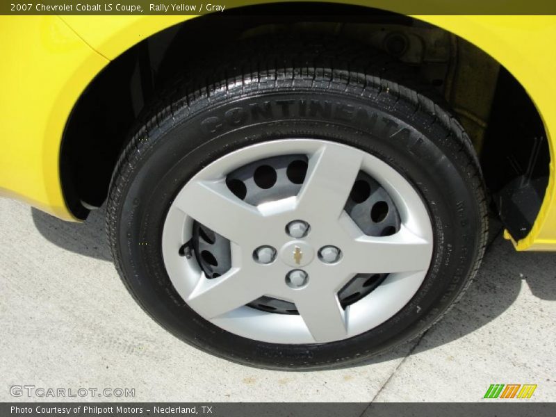 Rally Yellow / Gray 2007 Chevrolet Cobalt LS Coupe