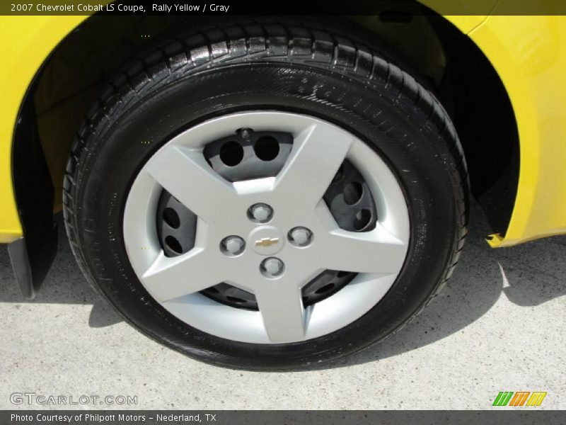 Rally Yellow / Gray 2007 Chevrolet Cobalt LS Coupe