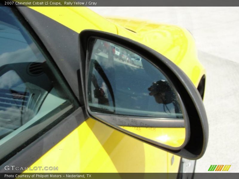 Rally Yellow / Gray 2007 Chevrolet Cobalt LS Coupe