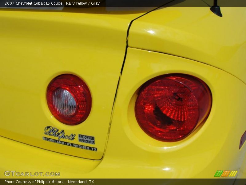 Rally Yellow / Gray 2007 Chevrolet Cobalt LS Coupe