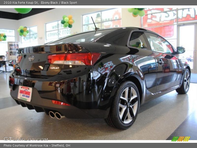 Ebony Black / Black Sport 2010 Kia Forte Koup SX