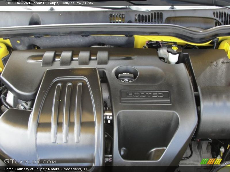 Rally Yellow / Gray 2007 Chevrolet Cobalt LS Coupe