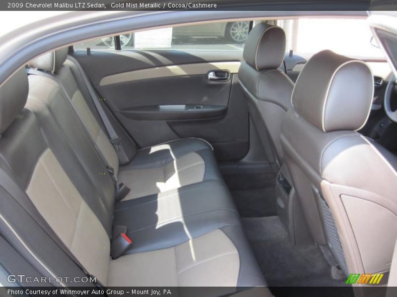 Gold Mist Metallic / Cocoa/Cashmere 2009 Chevrolet Malibu LTZ Sedan