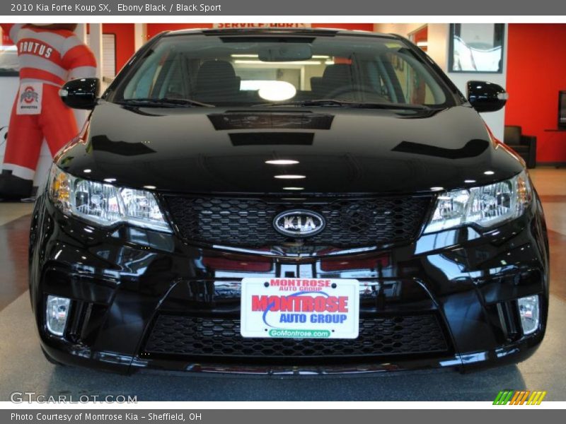 Ebony Black / Black Sport 2010 Kia Forte Koup SX