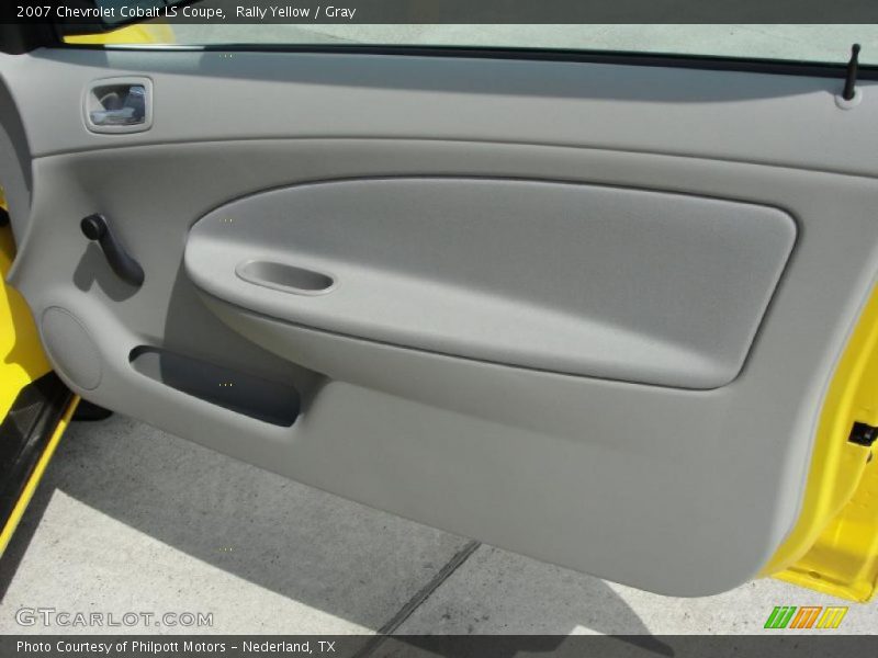 Rally Yellow / Gray 2007 Chevrolet Cobalt LS Coupe
