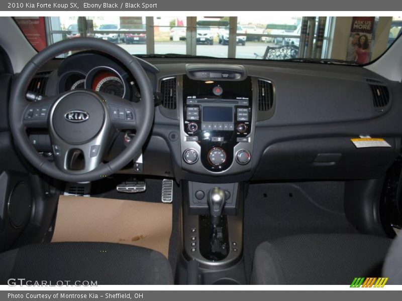 Ebony Black / Black Sport 2010 Kia Forte Koup SX