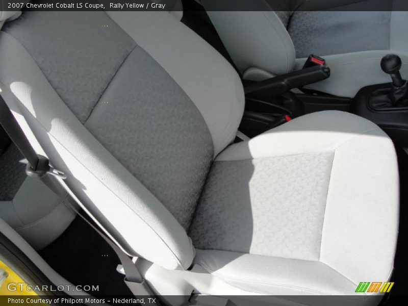 Rally Yellow / Gray 2007 Chevrolet Cobalt LS Coupe