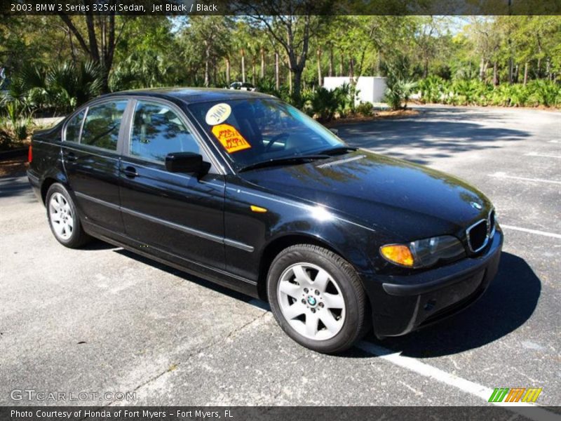 Jet Black / Black 2003 BMW 3 Series 325xi Sedan