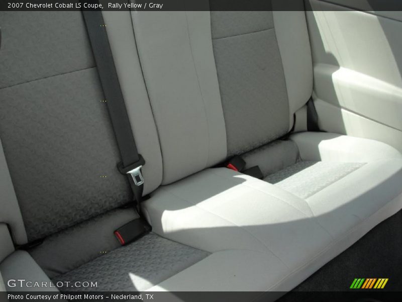 Rally Yellow / Gray 2007 Chevrolet Cobalt LS Coupe
