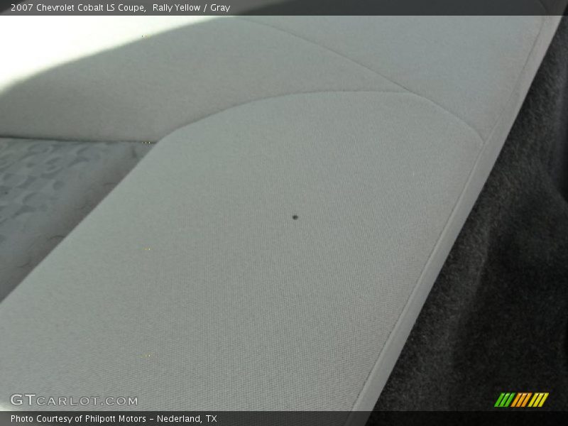 Rally Yellow / Gray 2007 Chevrolet Cobalt LS Coupe