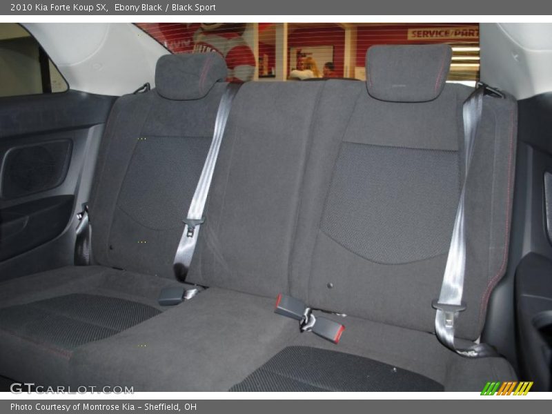 Ebony Black / Black Sport 2010 Kia Forte Koup SX