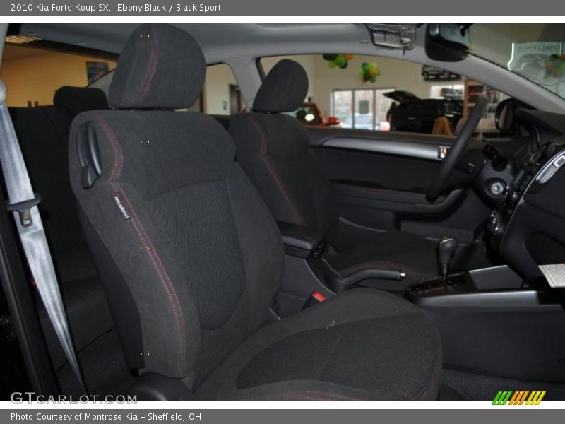 Ebony Black / Black Sport 2010 Kia Forte Koup SX
