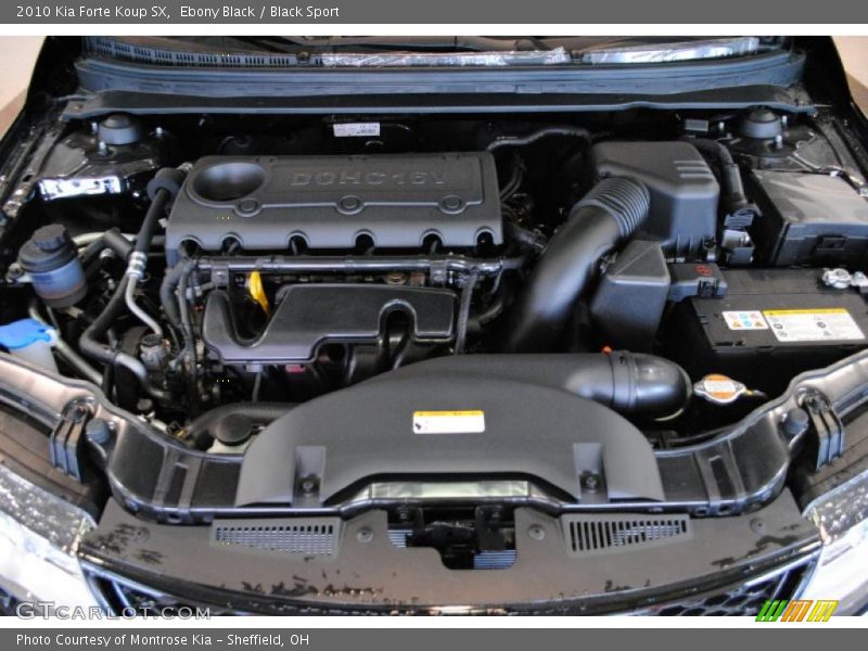 Ebony Black / Black Sport 2010 Kia Forte Koup SX