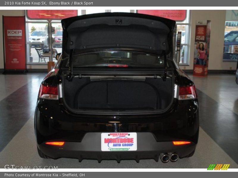 Ebony Black / Black Sport 2010 Kia Forte Koup SX