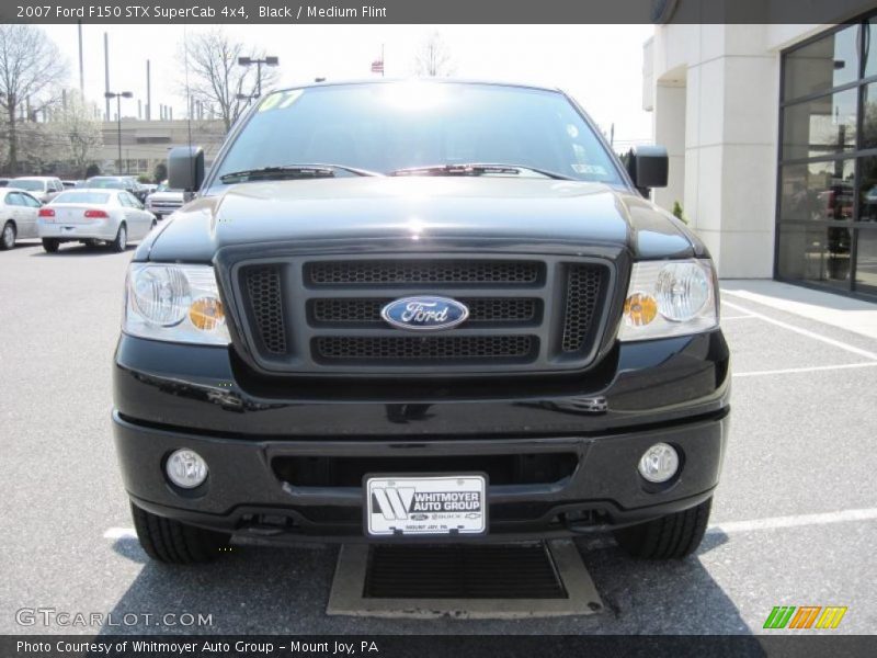 Black / Medium Flint 2007 Ford F150 STX SuperCab 4x4
