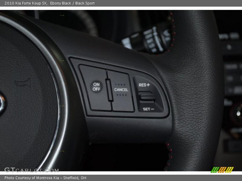 Ebony Black / Black Sport 2010 Kia Forte Koup SX