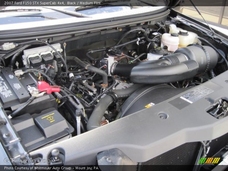 Black / Medium Flint 2007 Ford F150 STX SuperCab 4x4