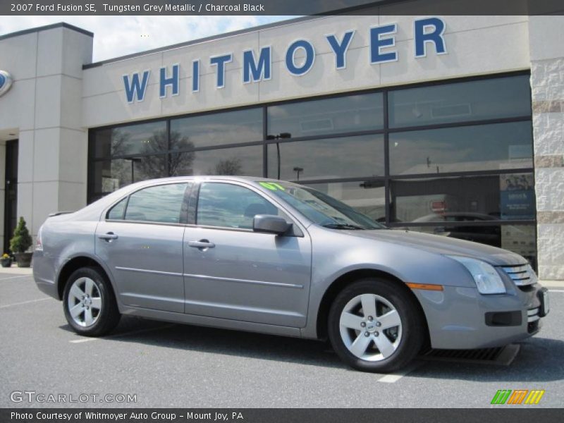 Tungsten Grey Metallic / Charcoal Black 2007 Ford Fusion SE