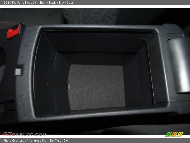 Ebony Black / Black Sport 2010 Kia Forte Koup SX