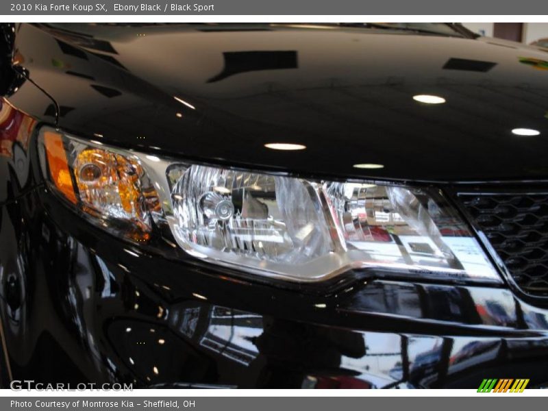 Ebony Black / Black Sport 2010 Kia Forte Koup SX