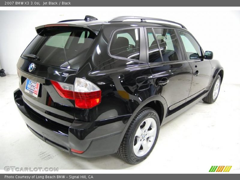 Jet Black / Black 2007 BMW X3 3.0si